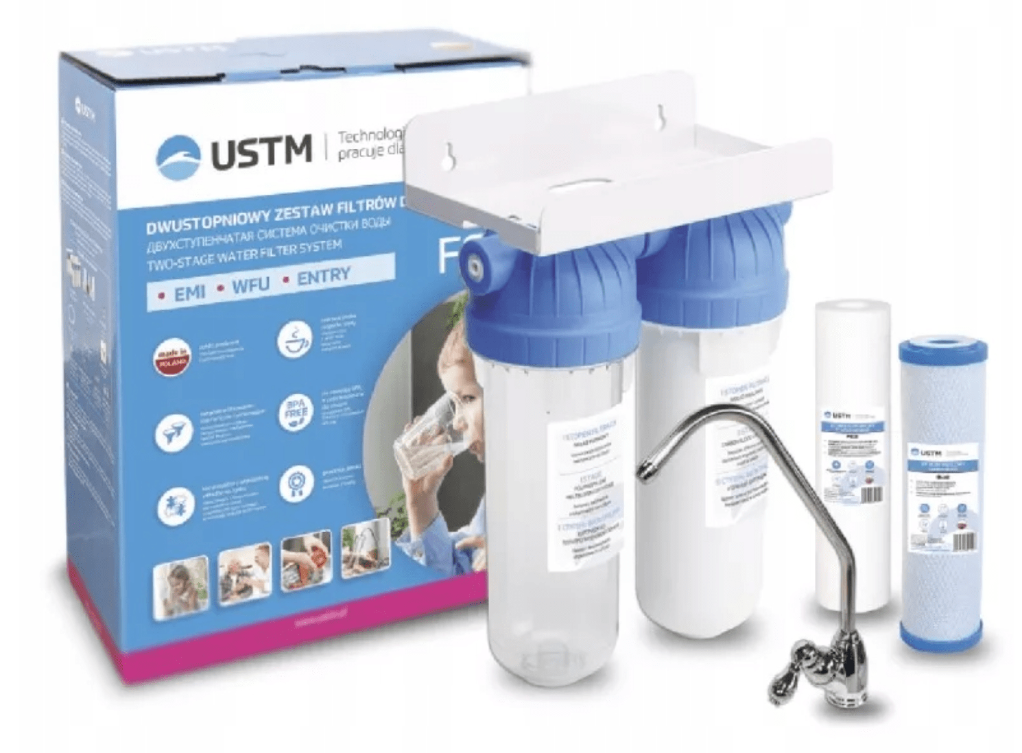 USTM FS2 Duo (Aqua 2 EMI) – kompletní set filtru