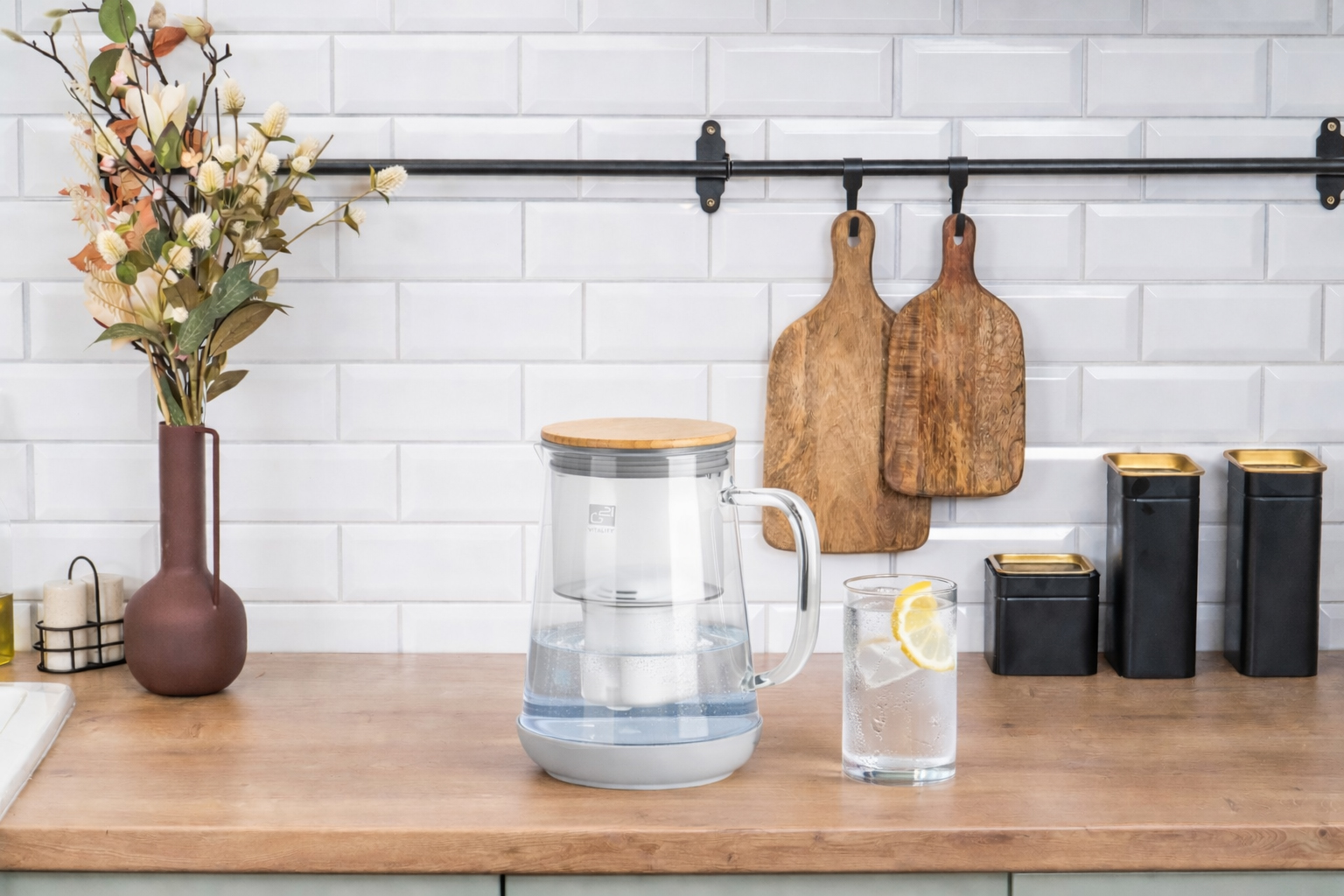 Skleněná konvice Oasa